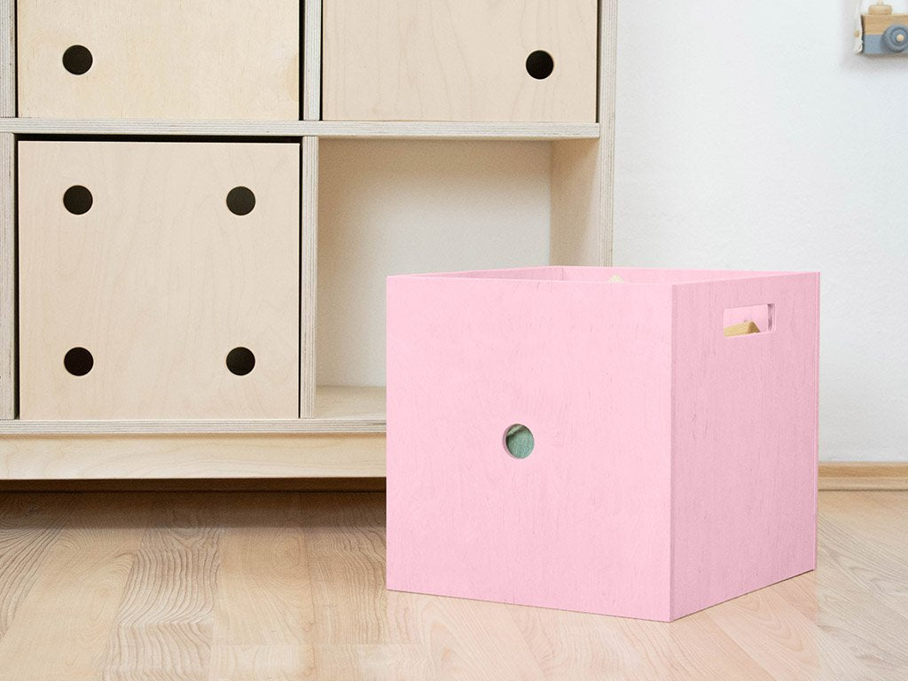 Dados de caja de almacenamiento de madera