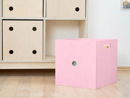 Dados de caja de almacenamiento de madera