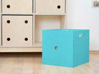 Dados de caja de almacenamiento de madera