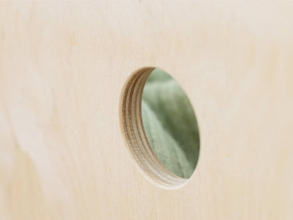 Dados de caja de almacenamiento de madera
