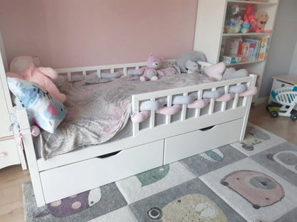 Alva children's bed with drawer