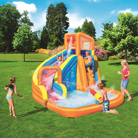 Bestway Toboggan H2OGO Turbo Splash Zona Agua Mega Parque acuático 53301