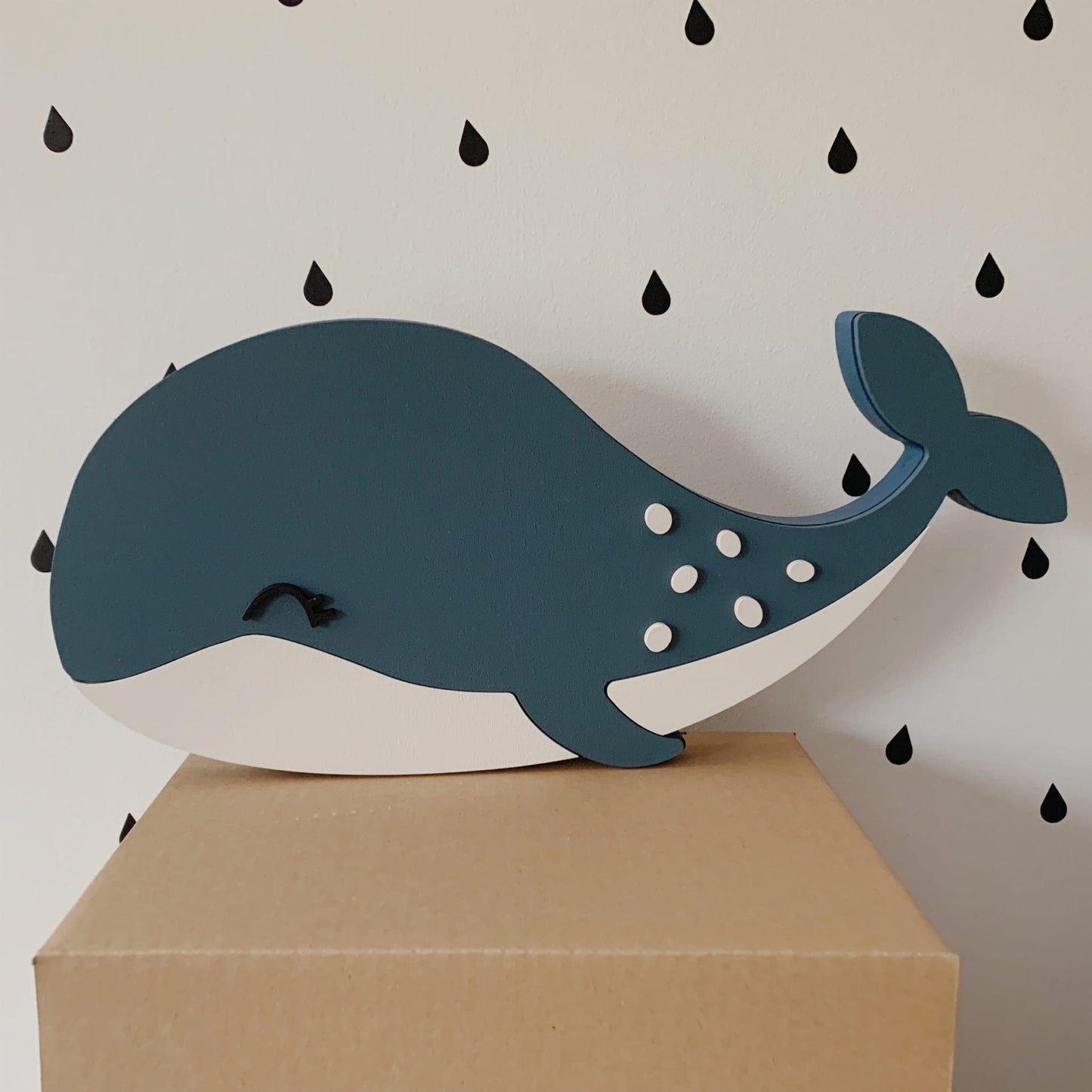 Applique murale veilleuse Jolie Baleine