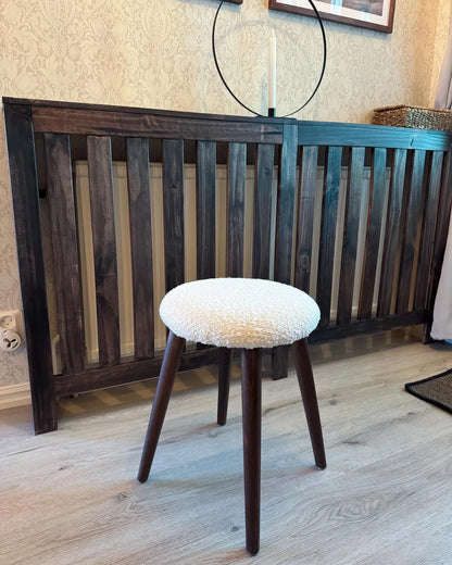 Cache-radiateur Marron miel 153x19x84 cm Bois massif de pin