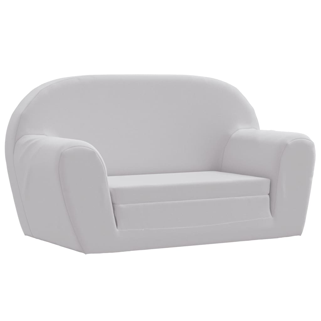Canapé lit pliable pour enfants Gris