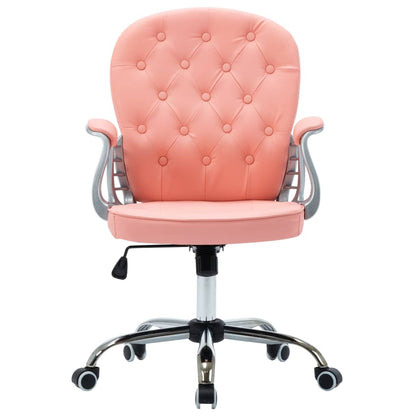 Chaise de bureau pivotante Rose Similicuir MADOKA
