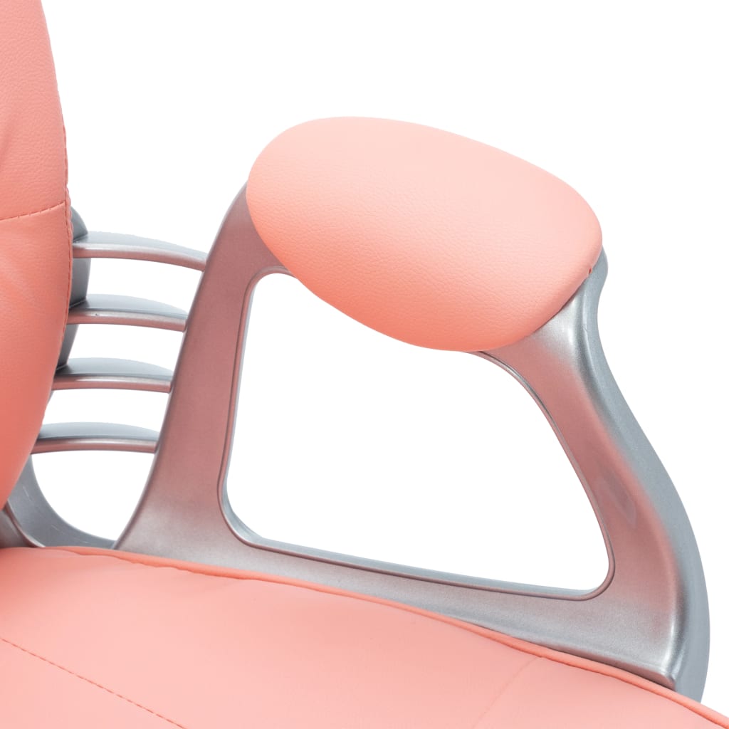Chaise de bureau pivotante Rose Similicuir MADOKA