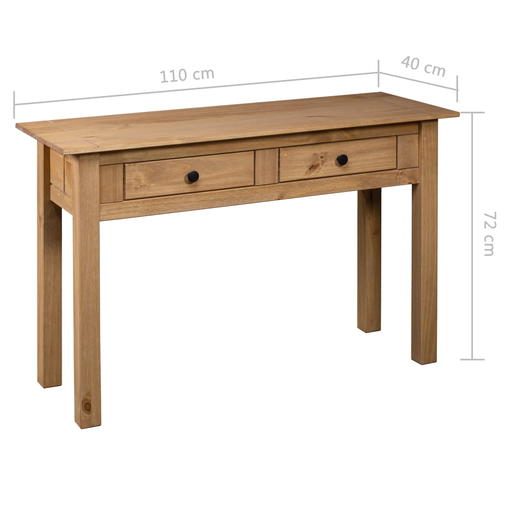 Console in legno massiccio di Panama