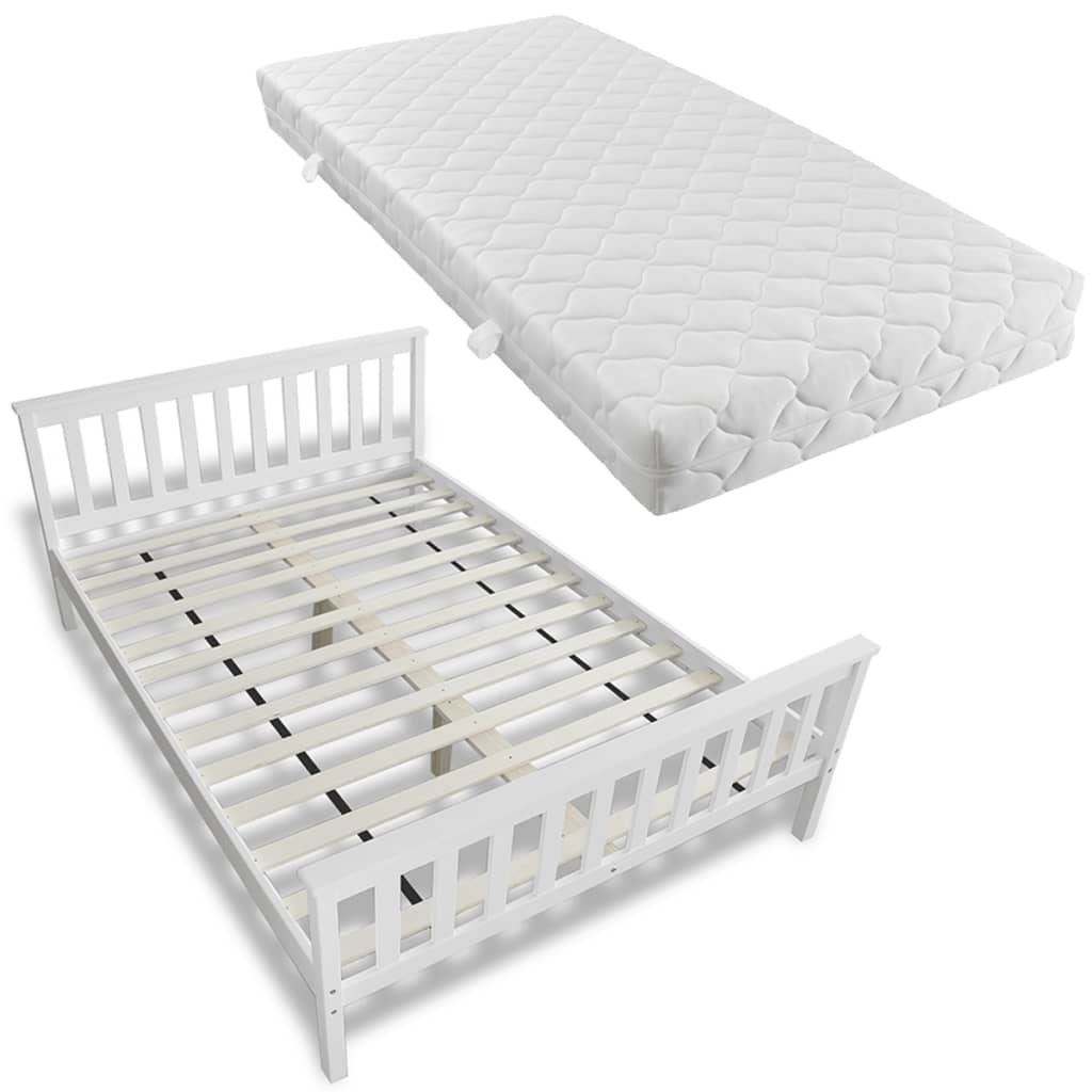 Ensemble lit BRASCO et matelas 140x200cm