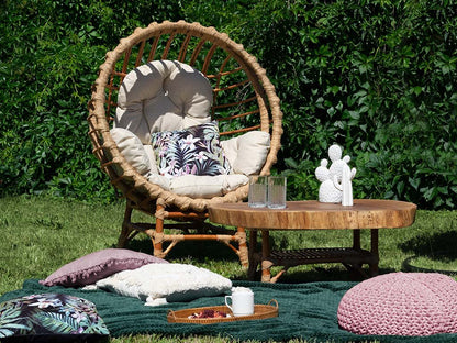 Fauteuil Cocooning de jardin en bois de saule LAURA