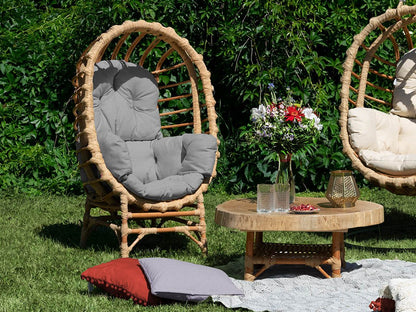 Fauteuil Cocooning de jardin en bois de saule NIKA