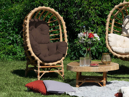 Fauteuil Cocooning de jardin en bois de saule NIKA