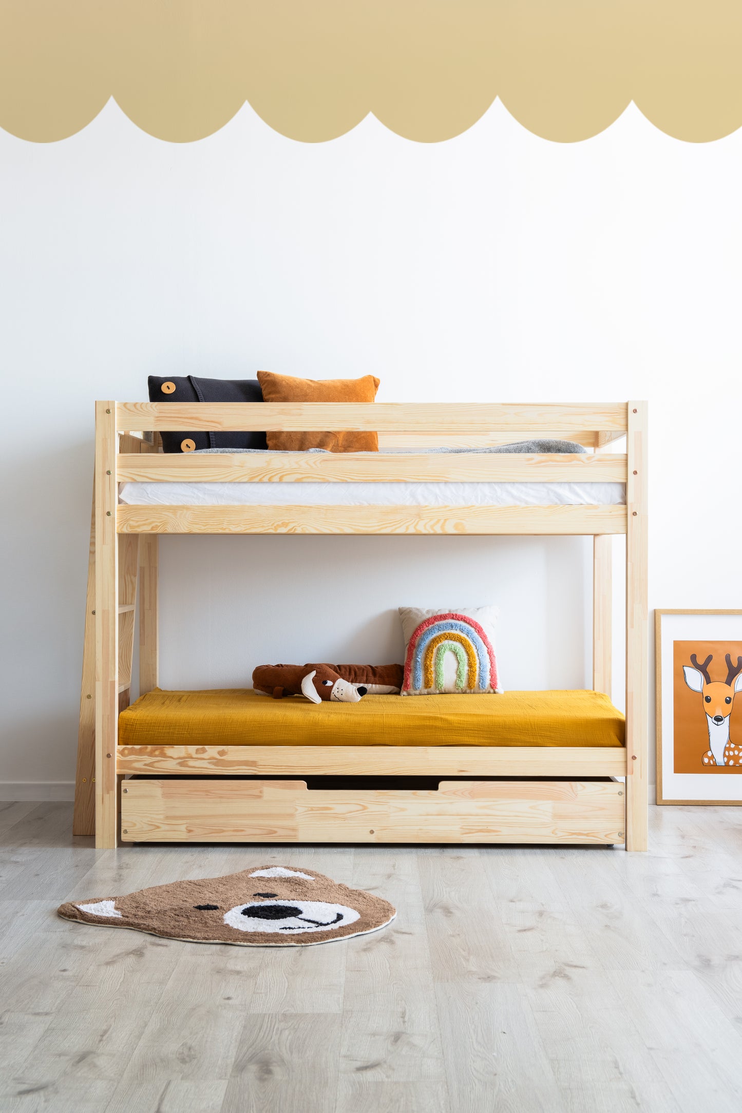 Litera C4 con reposapiés