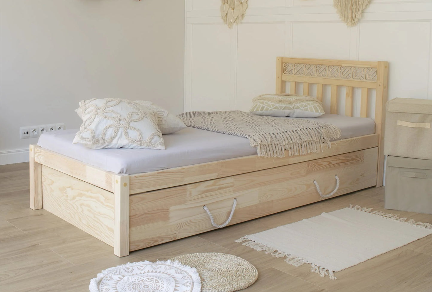 Lit BOHO avec tiroir à personnaliser