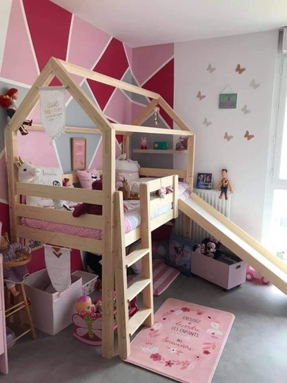 Mia Toboggan Cabin Bed 