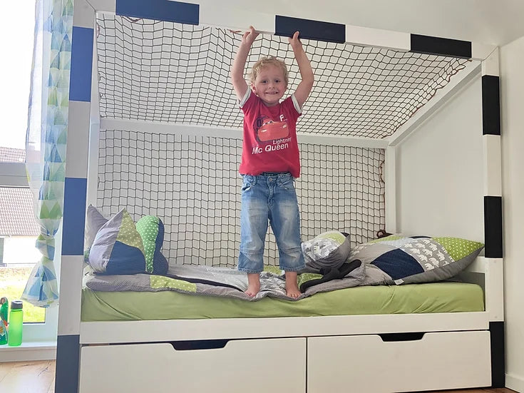 Lit enfant Cage de Football avec tiroir