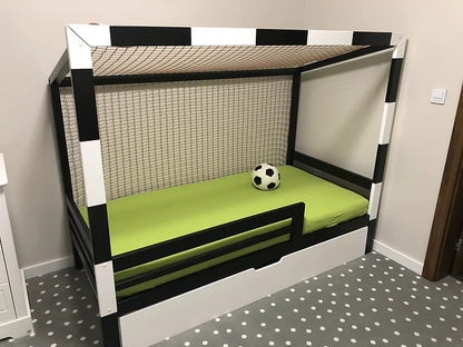 Lit enfant Cage de Football avec tiroir