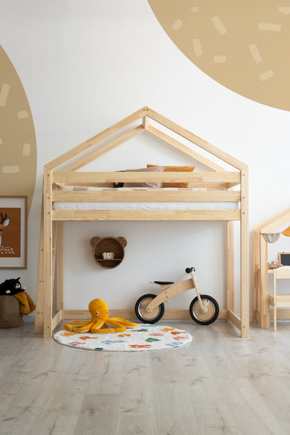 Cama de cabaña de entrepiso DMPBA D10