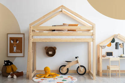 Cama de cabaña de entrepiso DMPBA D10