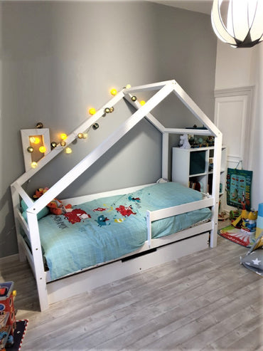 Mila DMS cabin bed with rails and drawer