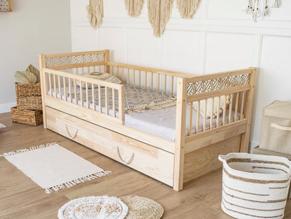 Lit enfant BOHO II avec tiroir à personnaliser