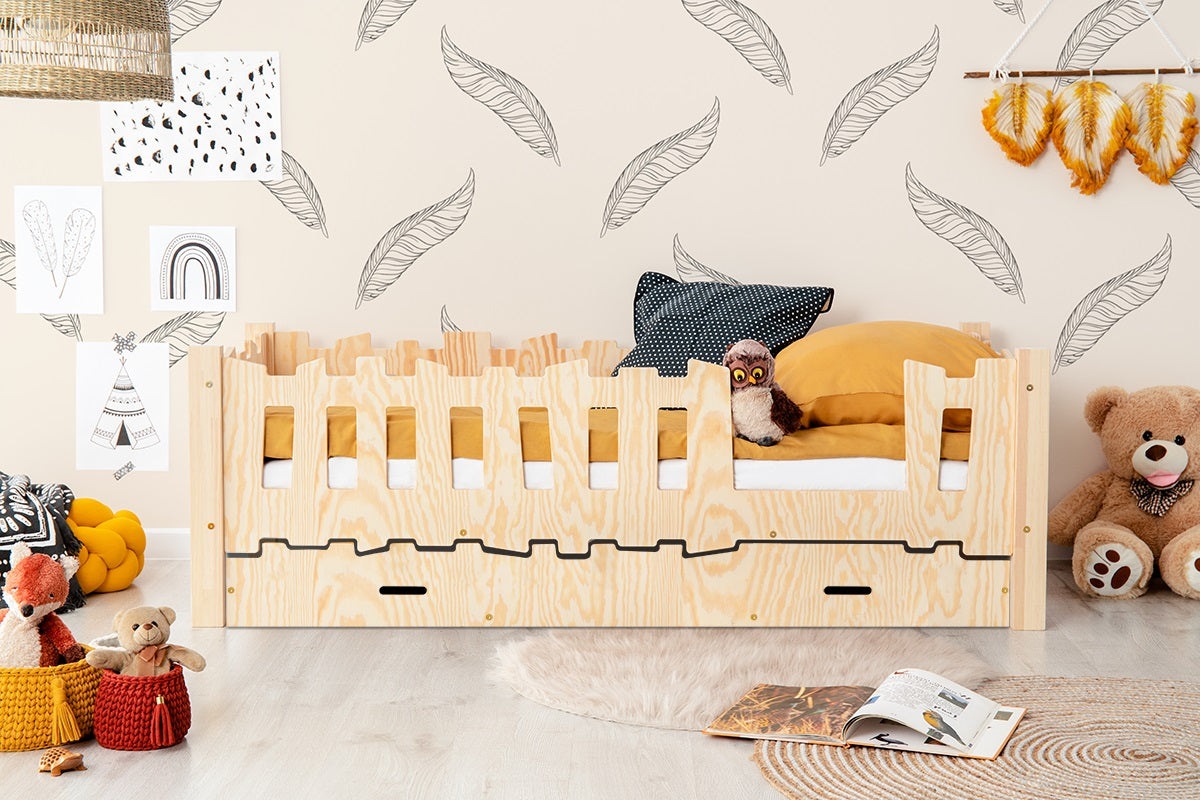 Pikko -Kinderbett mit Schublade