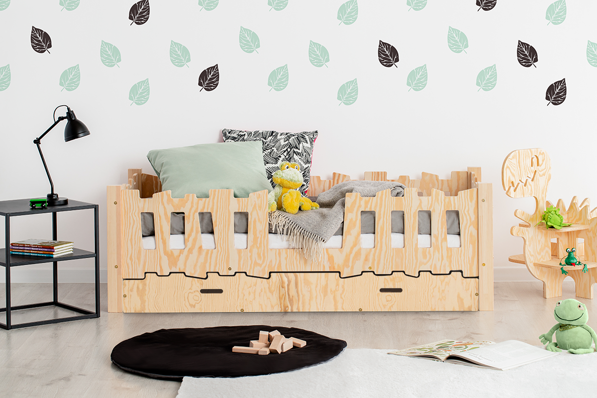 Pikko -Kinderbett mit Schublade