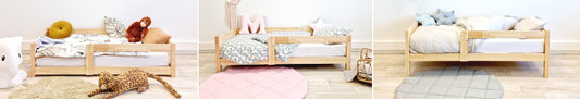 Option / kit de montants verticaux (pieds) pour lit enfant simple