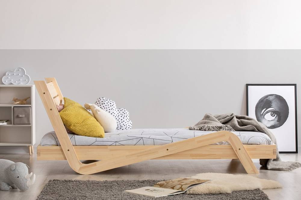 Cama infantil em zigue -zague