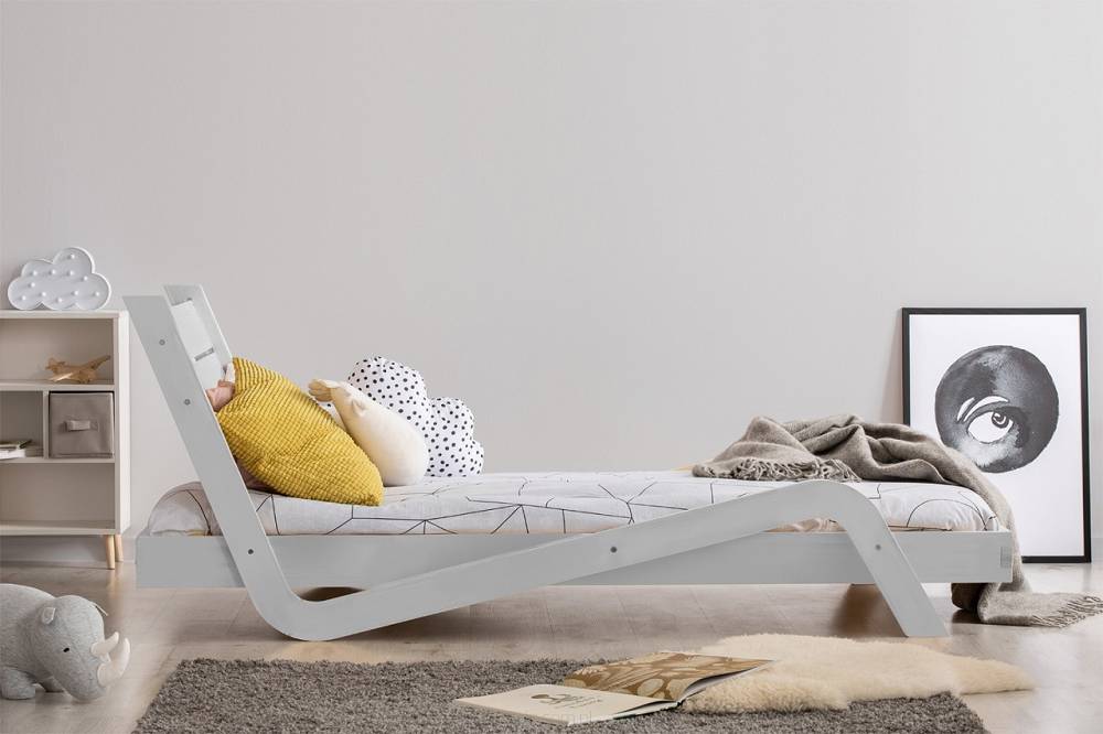 Cama infantil em zigue -zague