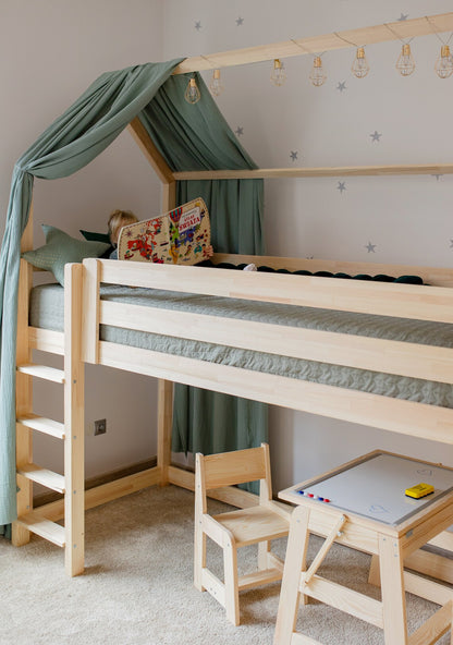 Kit pour rehausser un lit Cabane Mia Mezzanine hauteur 55 ou 70cm en hauteur 90cm ou 100cm