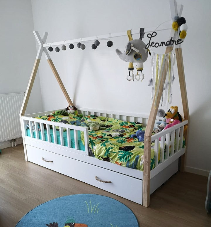 Tipi Benny bed with drawer