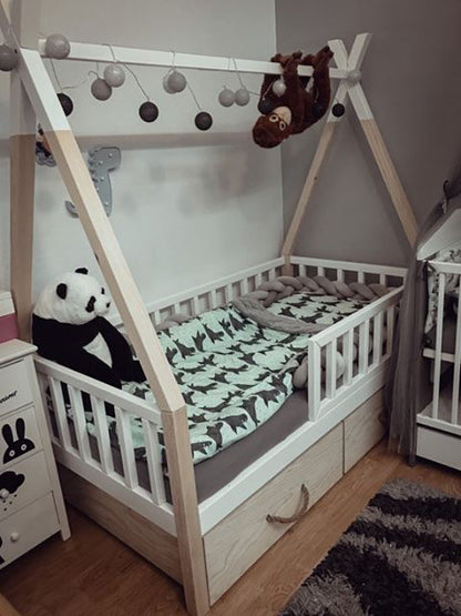 Tipi Benny bed with drawer
