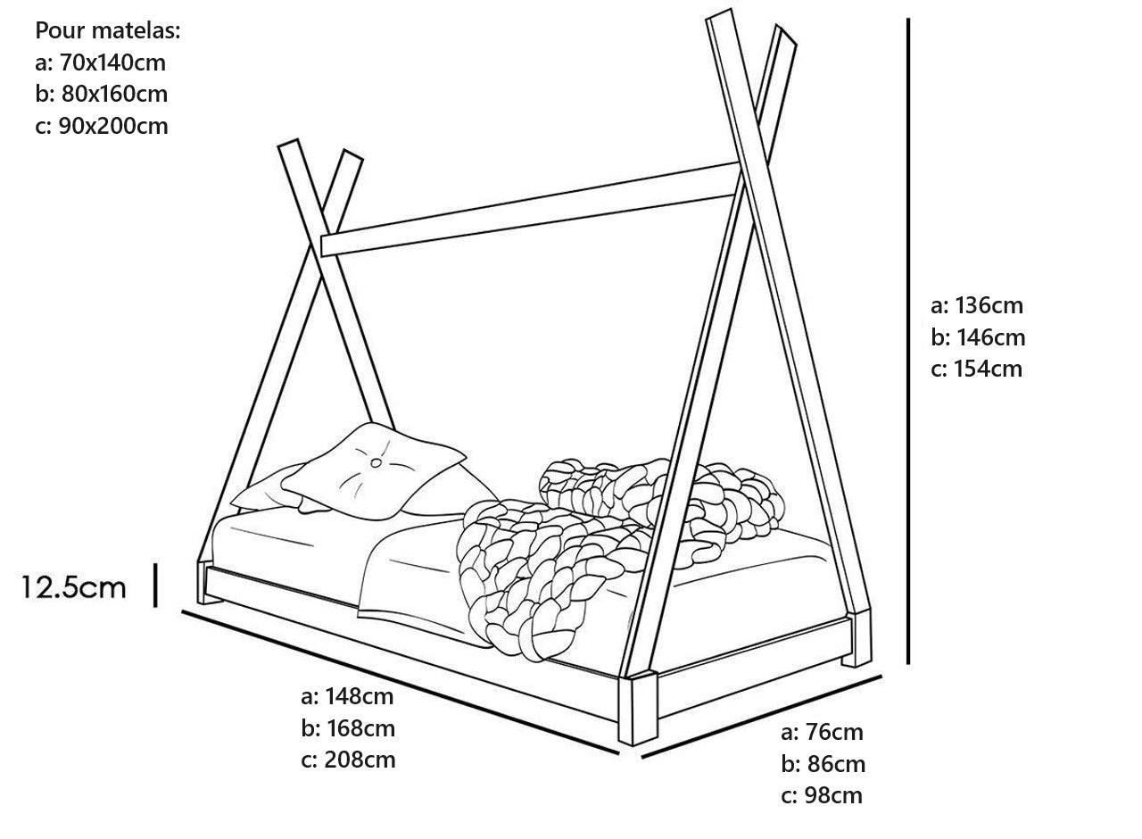 Kate TEEPEE BED "Precios locos"