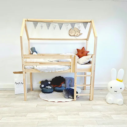 Kit, um ein MIA -Kabinenbett mit Barrieren in eine Mezzaninhüttenhöhe 55 oder 70 cm zu verwandeln
