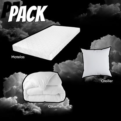 Offre Pack Soldes Matelas Mousse Latex + couette + oreiller