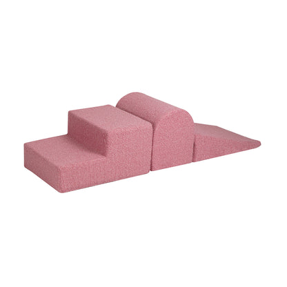 Parcours de motricité 3 modules Bouclette blanc ou rose