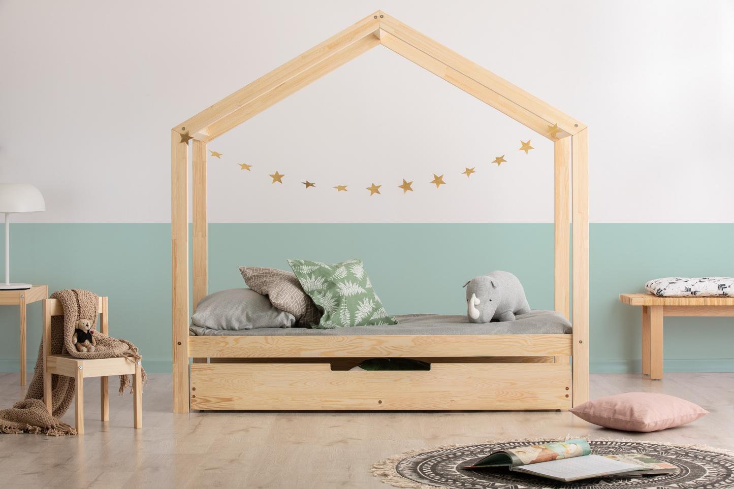 Mila RM Hochbett mit Schublade