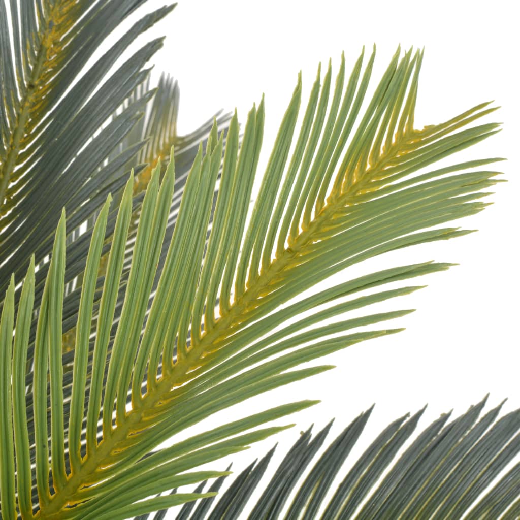 Plante artificielle en pot Palmier Cycas Vert 90cm