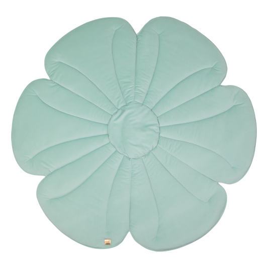Tapis moelleux velours pour enfant flower "Fresh Mint"