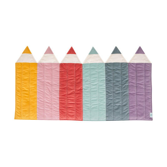 Tapis moelleux pour enfant Crayons "Rainbow"