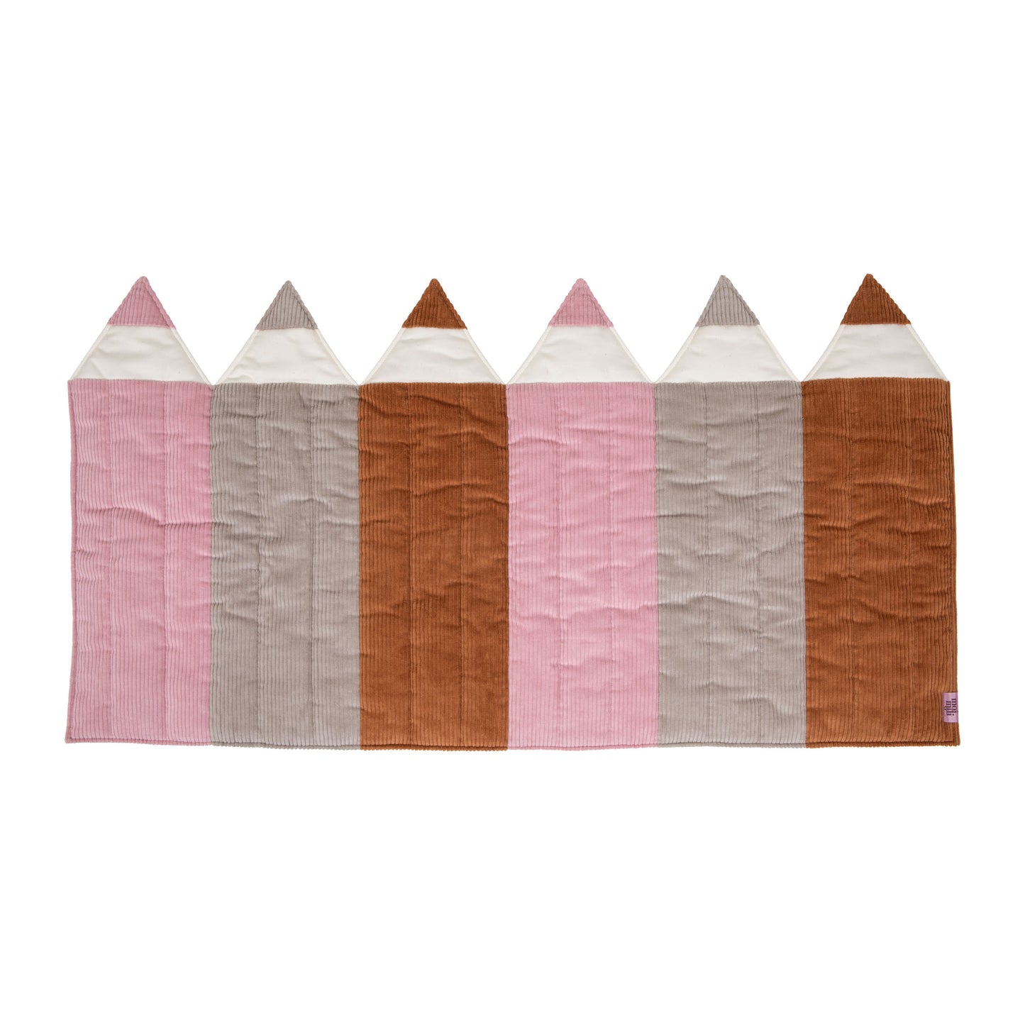 Tapis moelleux pour enfant Crayons "Pastel"