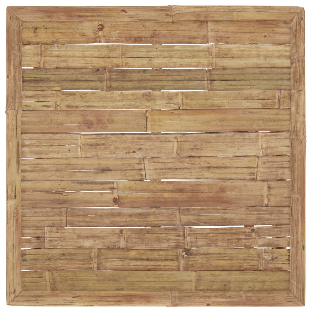 7 -room bamboo garden furniture with white Bali cream cushion