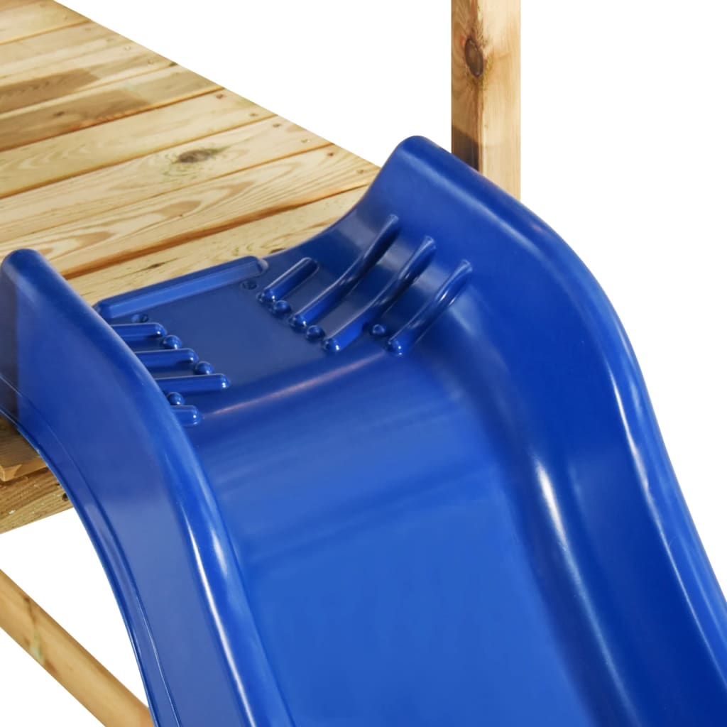 Playhouse Bois Game Structure XL WITH TOBOGGAN PIN IMPREGNE