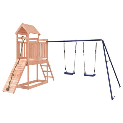 Playhouse Structure de jeu Maisonnette d'escalade avec balançoire