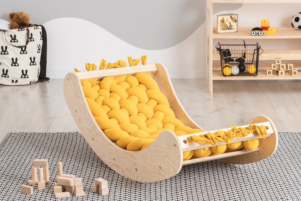 CUNA children's deckchair floor cradle different colors
