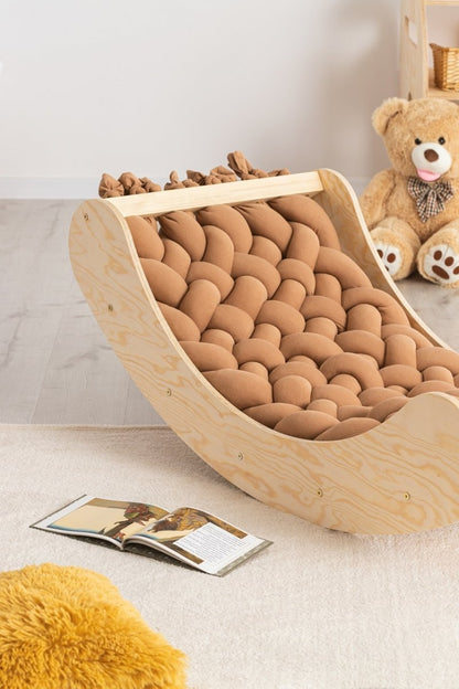 CUNA children's deckchair floor cradle different colors