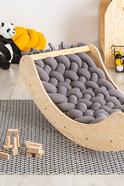 CUNA children's deckchair floor cradle different colors