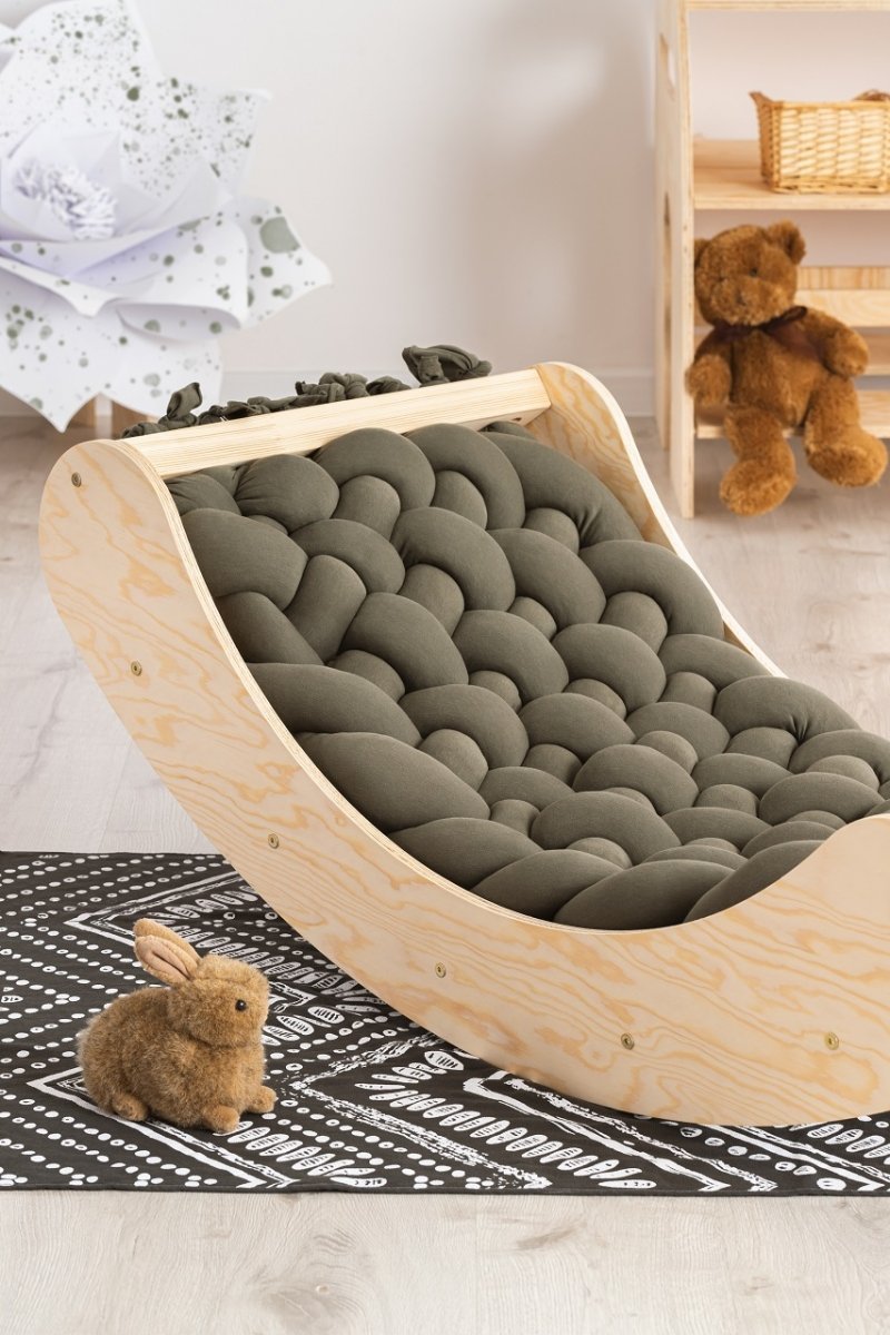 CUNA children's deckchair floor cradle different colors