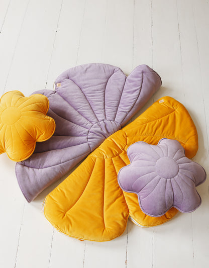 Tapis moelleux velours pour enfant flower "Honey azalea"